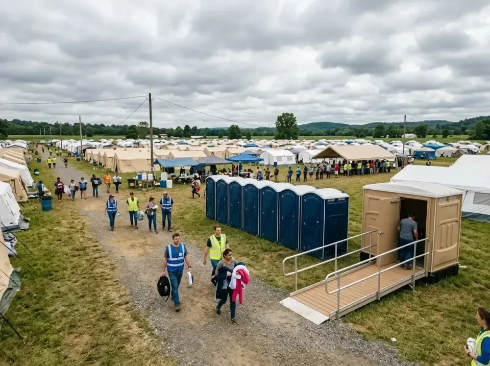 disaster-relief-camp-restrooms-010 — frequently asked questions, Dumpster & Portable Bathrooms Rental in Evanston, WY